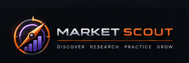 Market Scout Horizontal Logo concept preview